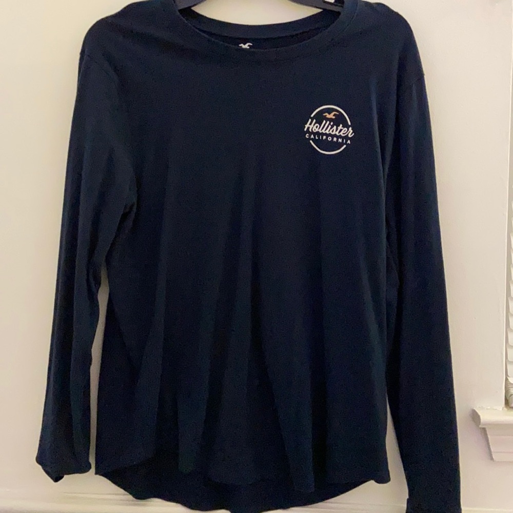 Navy Blue Girls Hollister Long Sleeve